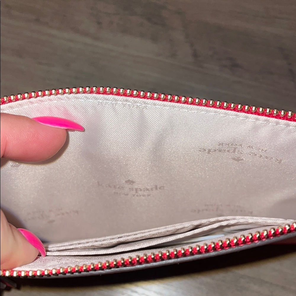 Kate Spade Red Clutch - Picture 8 of 10